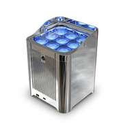 WELL FIT X Chauvet Pro Set 6x Well Fit Par (Zilver)