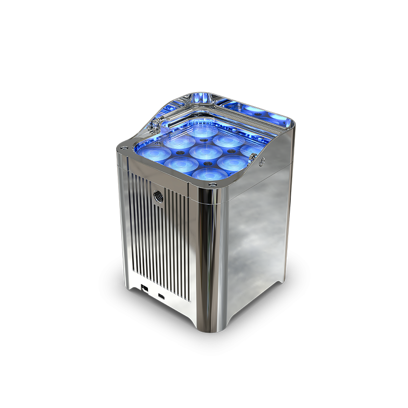 WELL FIT X Chauvet Pro Set 6x Well Fit Par (Zilver)