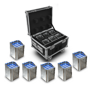 WELL FIT X Chauvet Pro Set 6x Well Fit Par (Zilver)