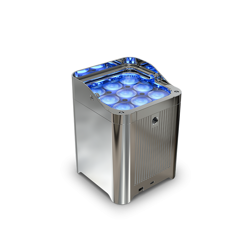 WELL FIT X Chauvet Pro Set 6x Well Fit Par (Zilver)