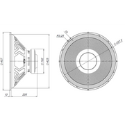 18WRS600 Beyma Woofer 18" 600W