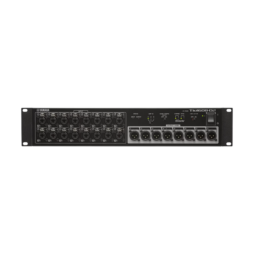 TIO1608-D2 Yamaha Audio Interface Dante Rack