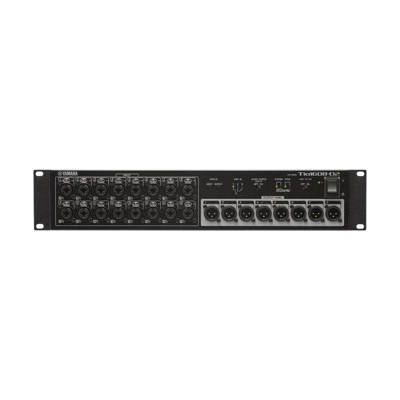 TIO1608-D2 Yamaha Audio Interface Dante Rack