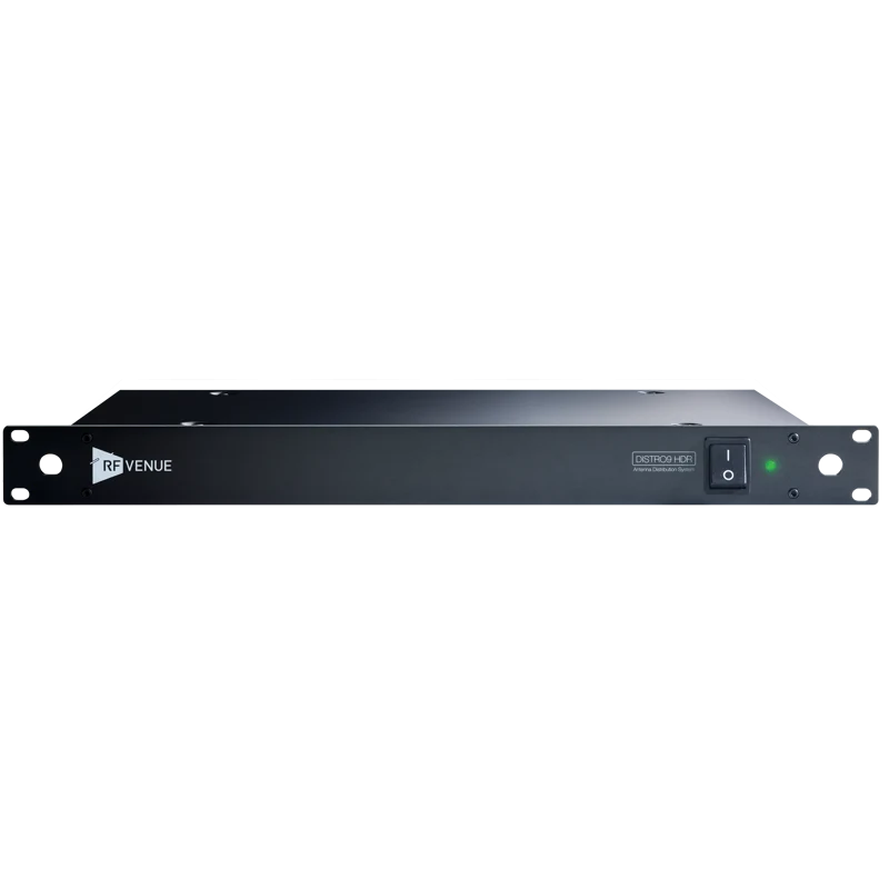 Distro9 HDR RF Venue 9-kanaals Antennesplitter