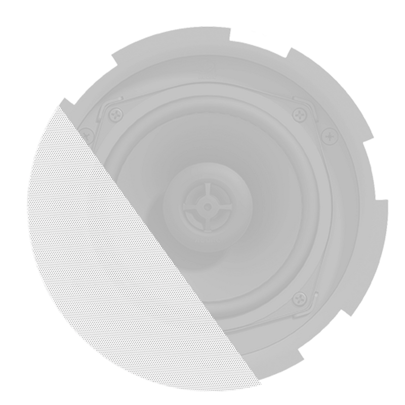 GLI05I/OW Audac Frontrooster voor CIRA5 en CALI4 (Wit RAL9016)