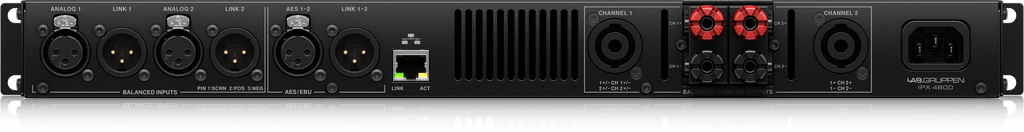 IPX 4800 Lab.Gruppen Compact DSP Versterker