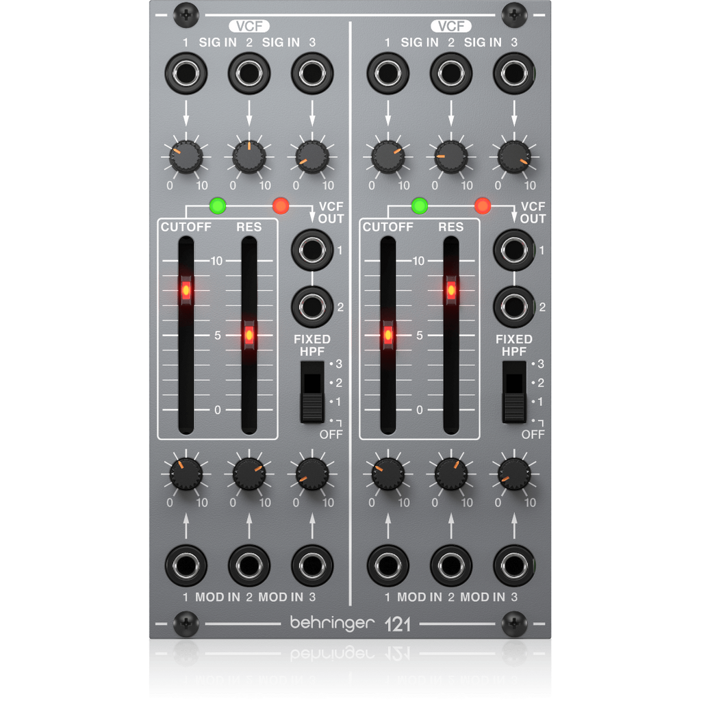 121 DUAL VCF Behringer Module voor Eurorack