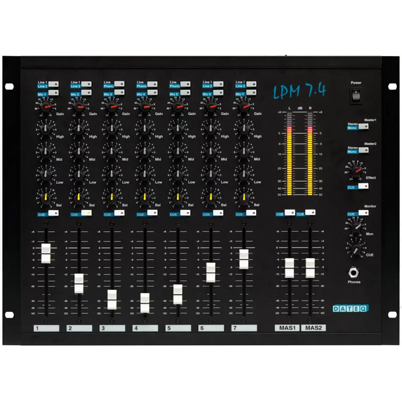 LPM-7.4 Dateq DJ Mixer