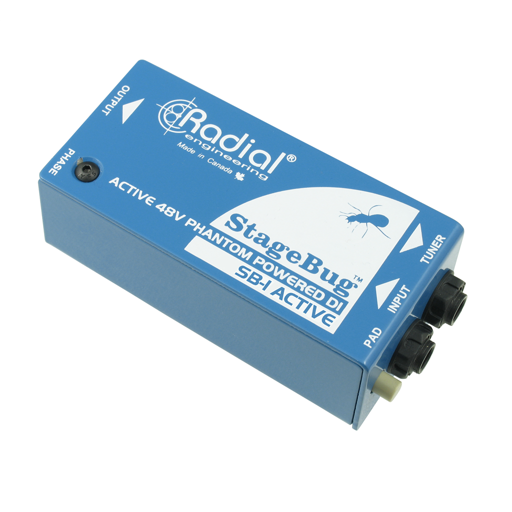 Stagebug SB-1 Radial Actieve DI Box voor Akoestische Gitaar