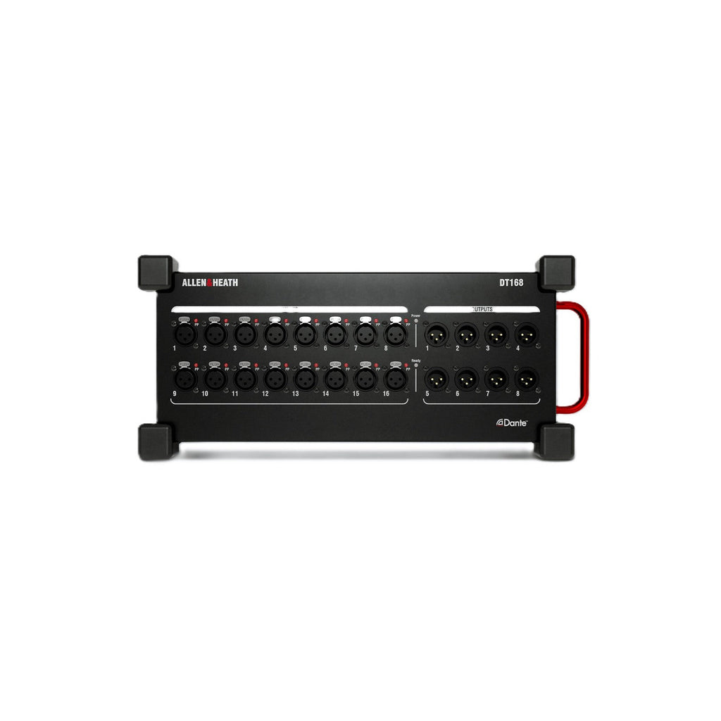 DT168 Allen &amp; Heath 16in / 8uit Dante-interface stagebox