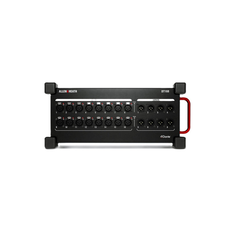 DT168 Allen &amp; Heath 16in / 8uit Dante-interface stagebox