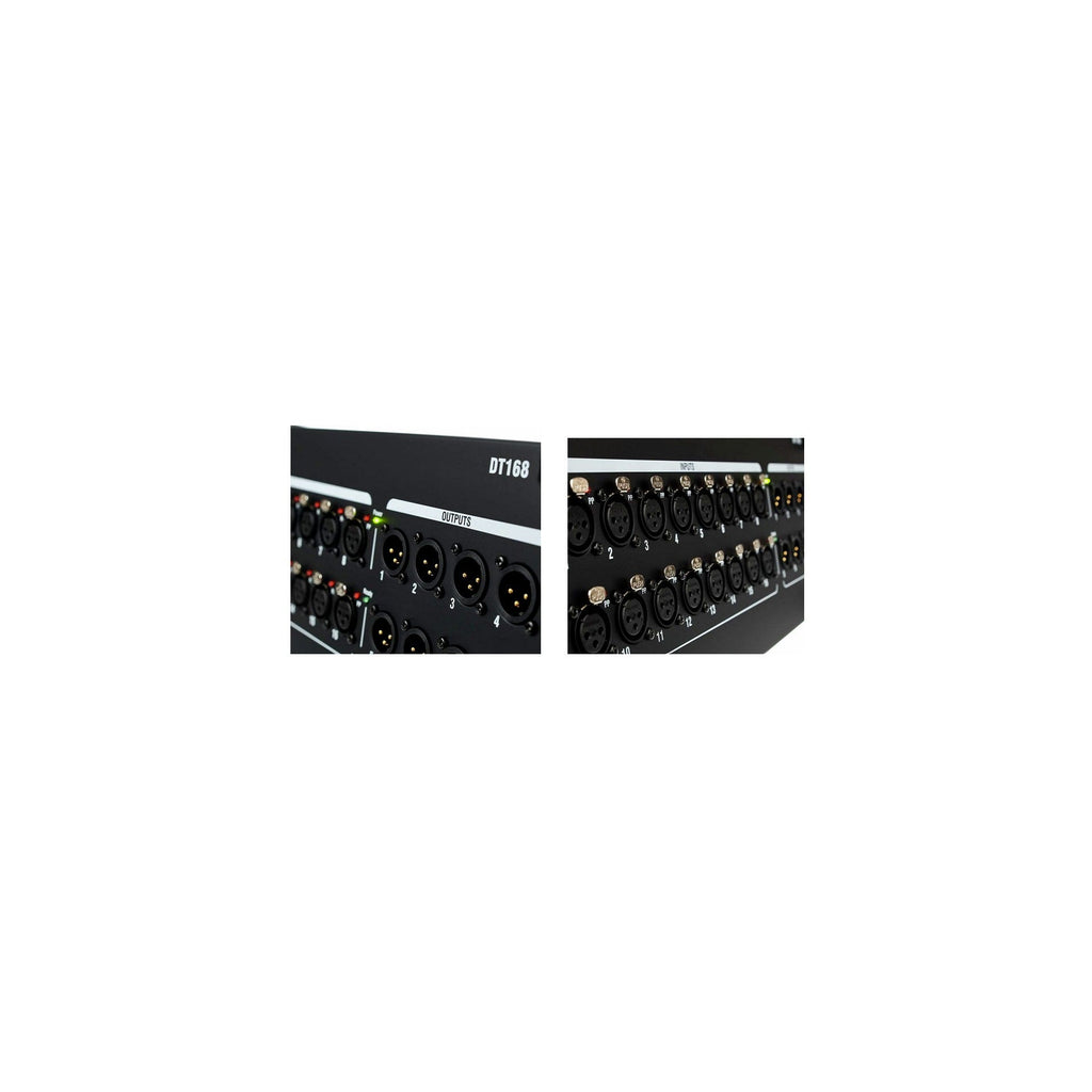 DT168 Allen &amp; Heath 16in / 8uit Dante-interface stagebox