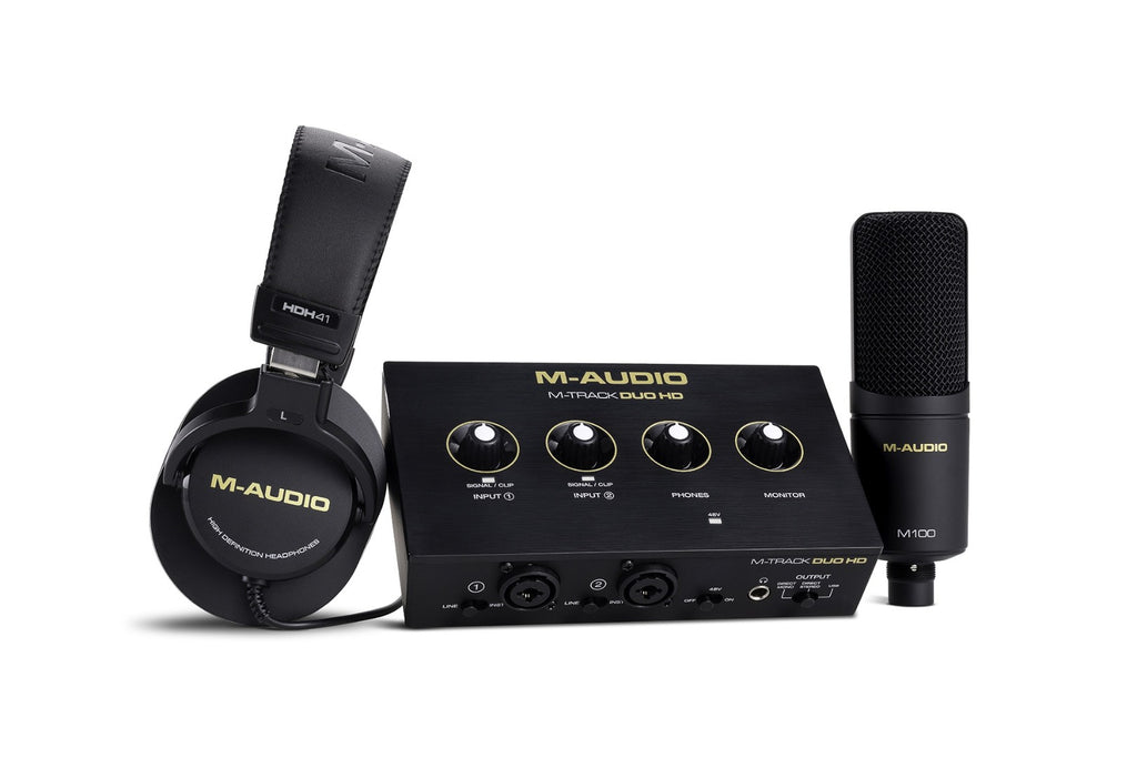 M-Track Duo HD Producer Pack M-Audio Audio-Interfacebundel