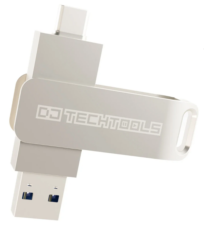 Chroma USB Drive for DJS DJ TechTools 128GB (Chrome)
