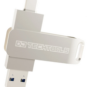 Chroma USB Drive for DJS DJ TechTools 256GB (Chrome)