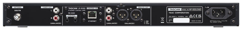 MP-800U DAB Tascam Mediaspeler