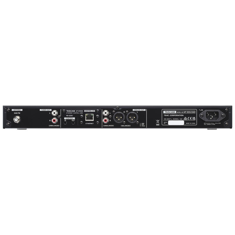 MP-800U DAB Tascam Mediaspeler