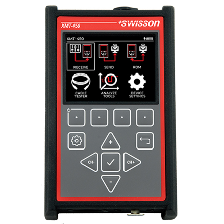 XMT-450 Pro-Set Swisson DMX Tester &amp; RDM Controller met Draagtas