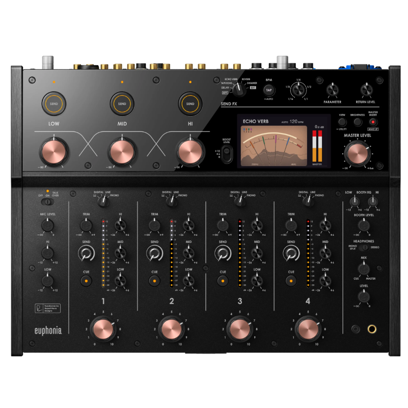 Euphonia AlphaTheta 4-kanaals Mixer