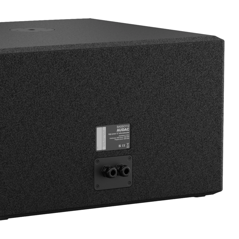 BASSO115/B Audac 15" Subwoofer (Zwart)