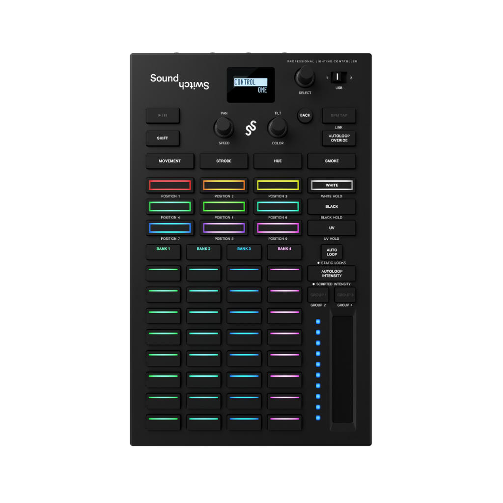 Control One SoundSwitch Professionele Lichtsturing