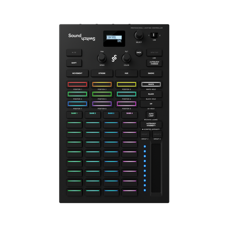 Control One SoundSwitch Professionele Lichtsturing