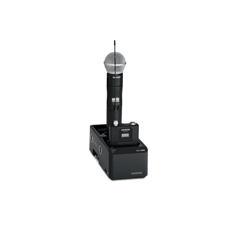 SBC220-E Shure Dubbel Laadstation voor 2 SB900C Batterijen