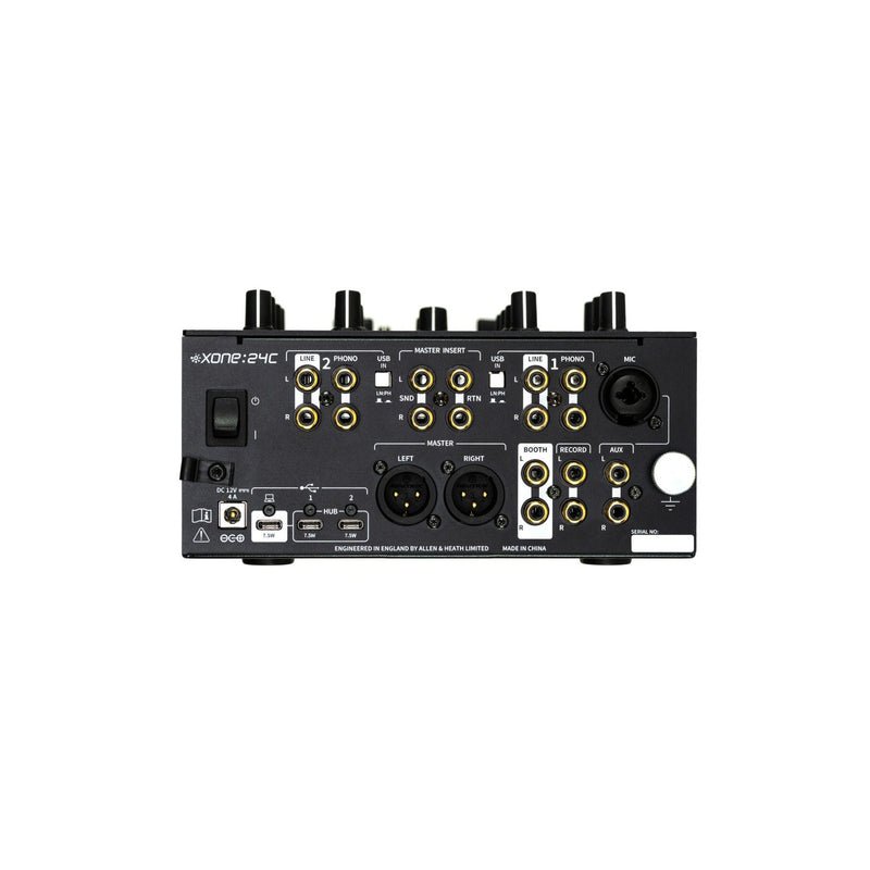Xone:24C Allen&amp;Heath 2+1-Kanaals Analoge DJ-Mixer met Interface