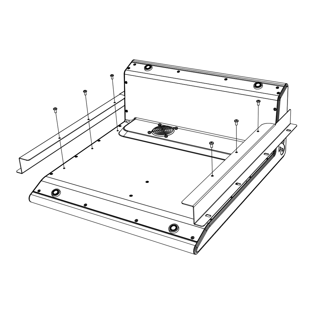 QU-5-RK19 Allen &amp; Heath Rackmount Kit voor QU-5/QU-5D
