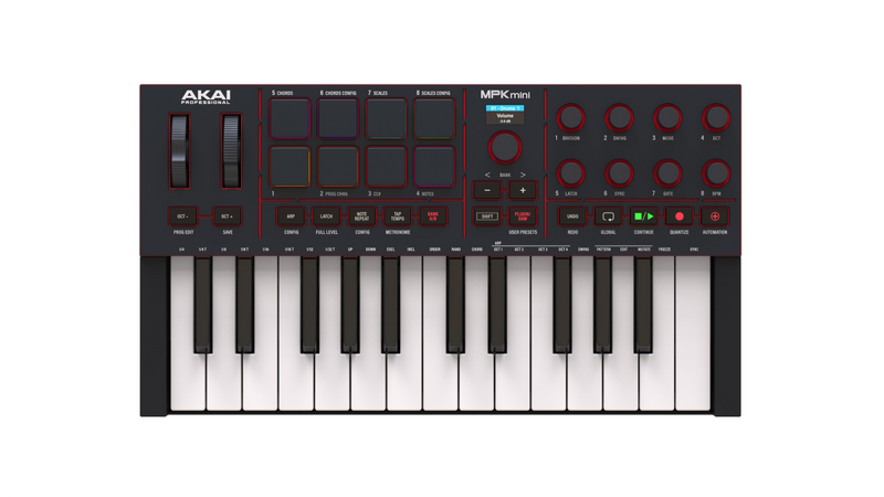 MPK Mini IV AKAI Midi-keyboard (Zwart)