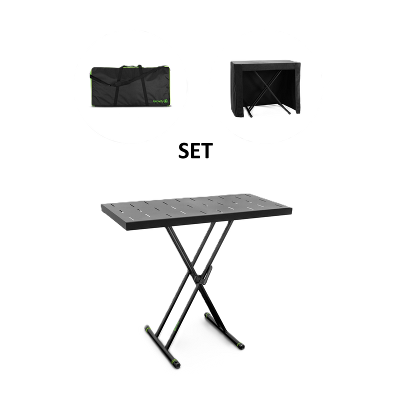 KSX 2 RD SET 1 Gravity Set Keyboard Stand met Cover en Draagtas