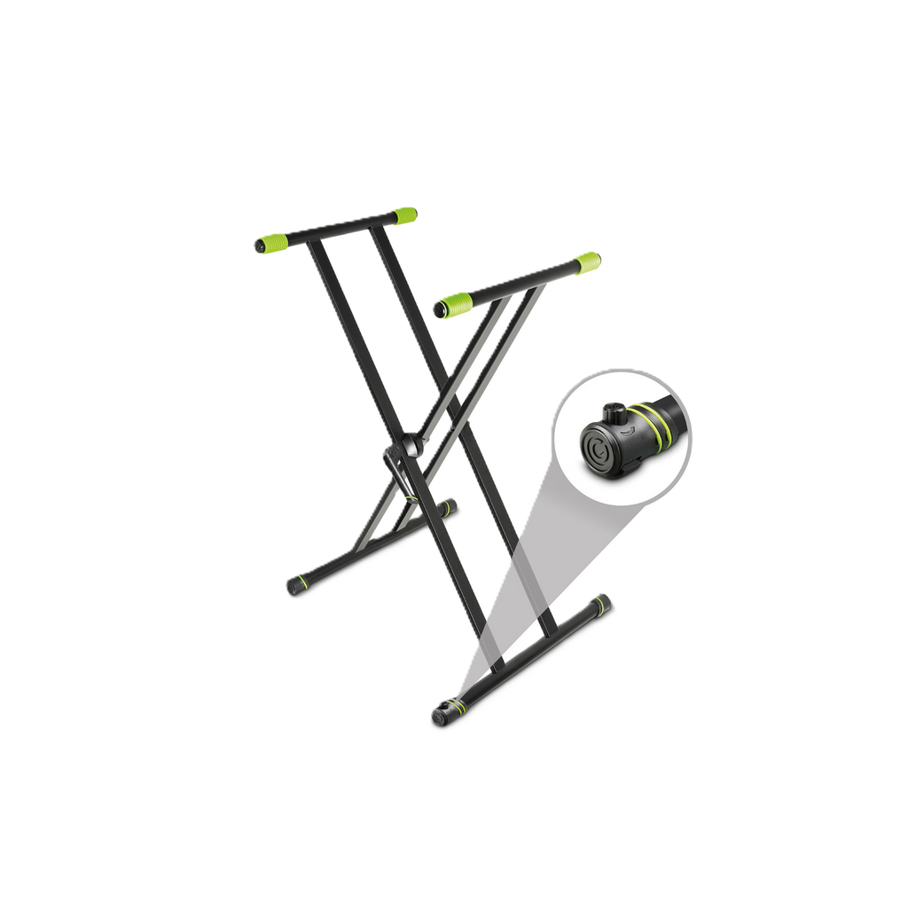 KSX 2 RD SET 1 Gravity Set Keyboard Stand met Cover en Draagtas