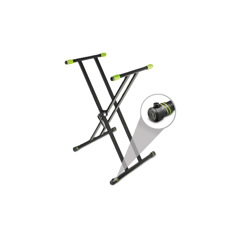 KSX 2 RD SET 1 Gravity Set Keyboard Stand met Cover en Draagtas