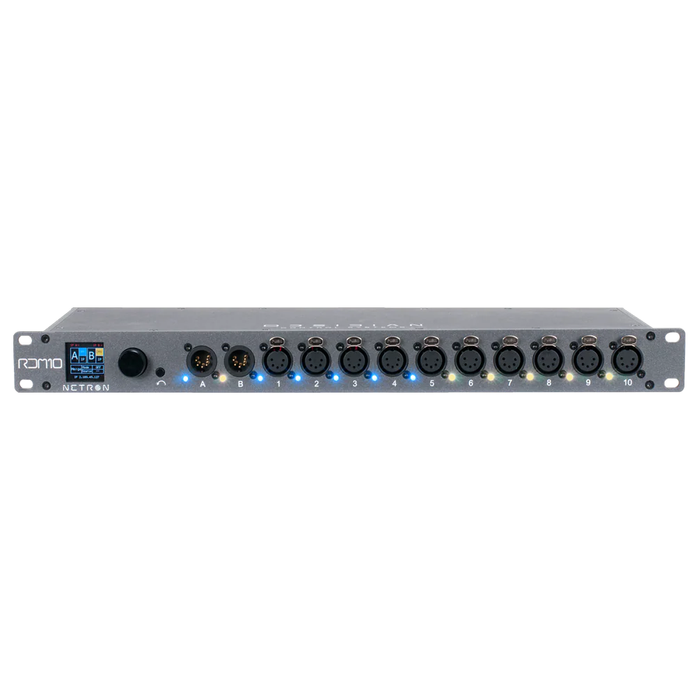 Netron RDM 10 Obsidian Splitter Merger Ethernet DMX Gateway