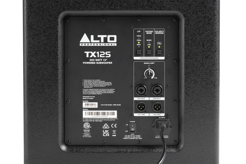 TX12S Alto Actieve Subwoofer