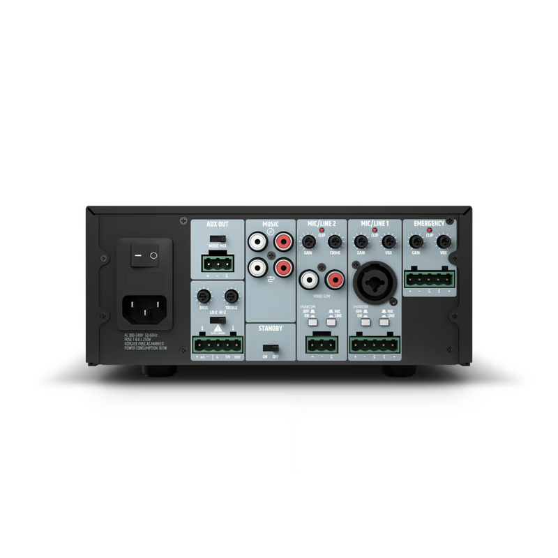 IMA 240 LD SYSTEMS INSTALLATIE VERSTERKER 240W @ 4OHM/ 100V