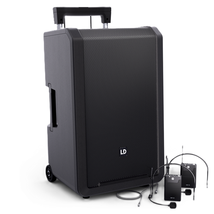 ANNY 12 BPH2 B8 LD Systems Mobiele Accu-luidspreker met 2x Headset
