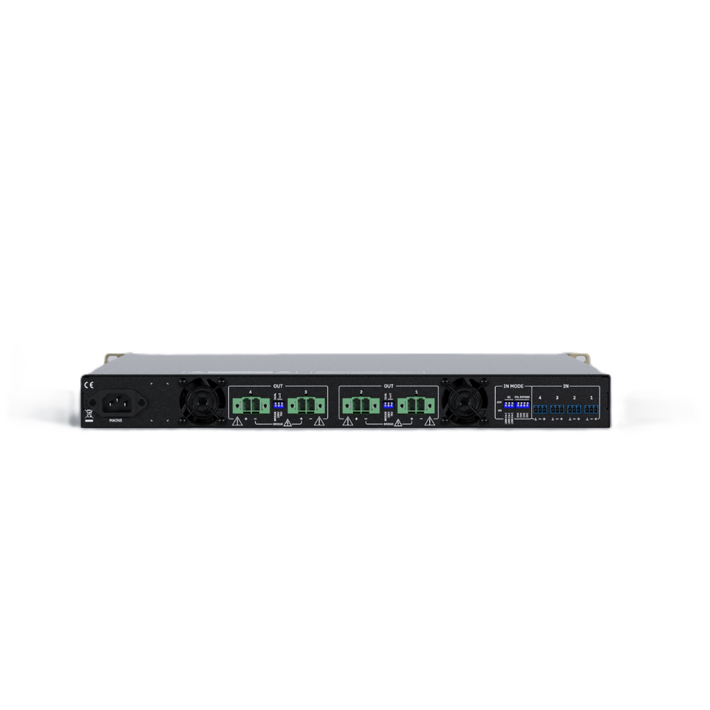 AURA-4B600 ECLER VERSTERKER 4X600w RMS@4OHM/ 100VOLT