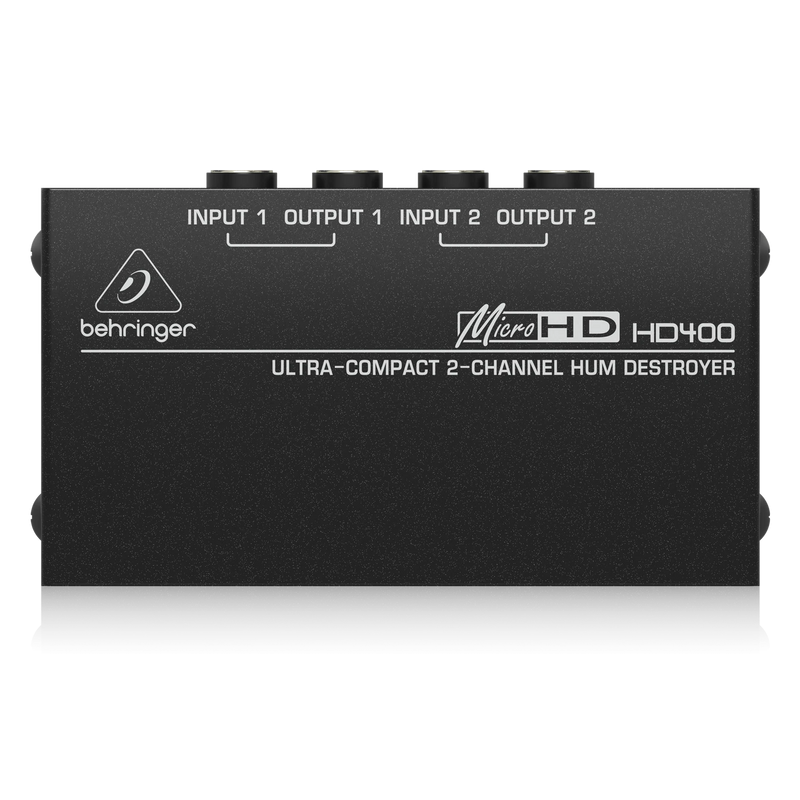 HD400 BEHRINGER 2-KANAALS BROM-ONDERDUKKER