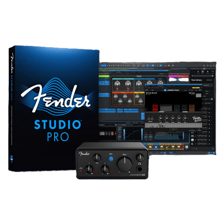 AudioBox Go Fender Studio 2x2 USB-C Audio-interface