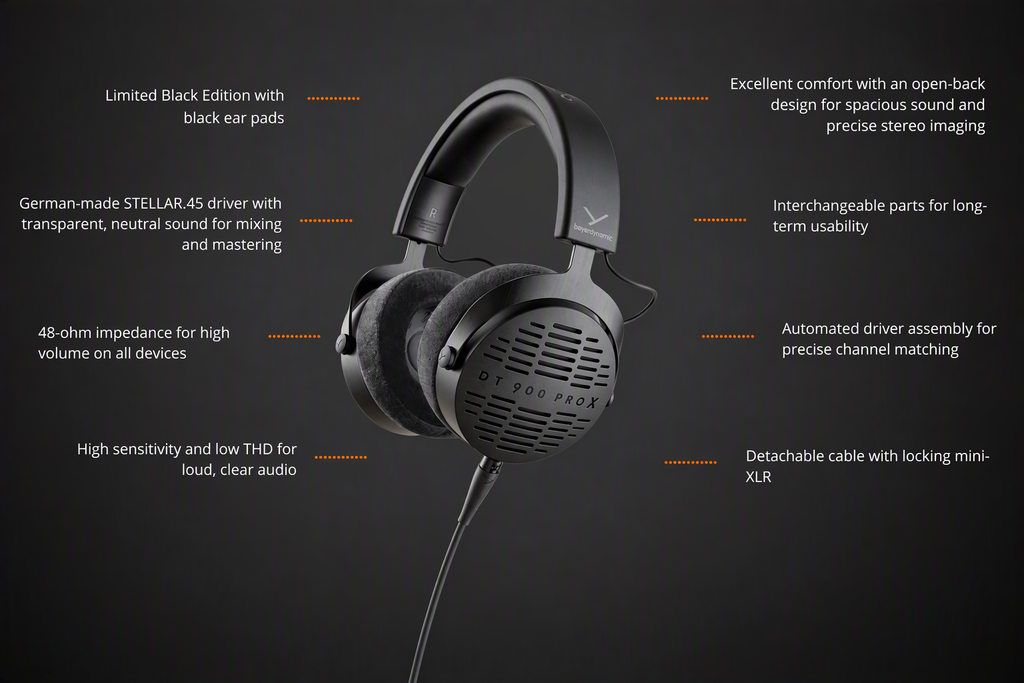 DT 900 PRO X LB Limited Black Edition Beyerdynamic (48 Ohm)