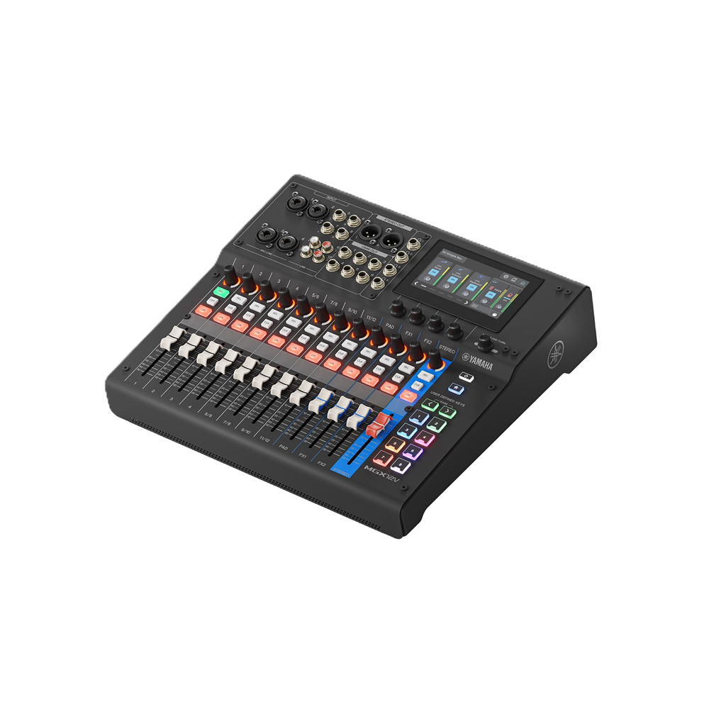 MGX12V B Yamaha 18-Channel Digital Mixer with Video Interface (Black)