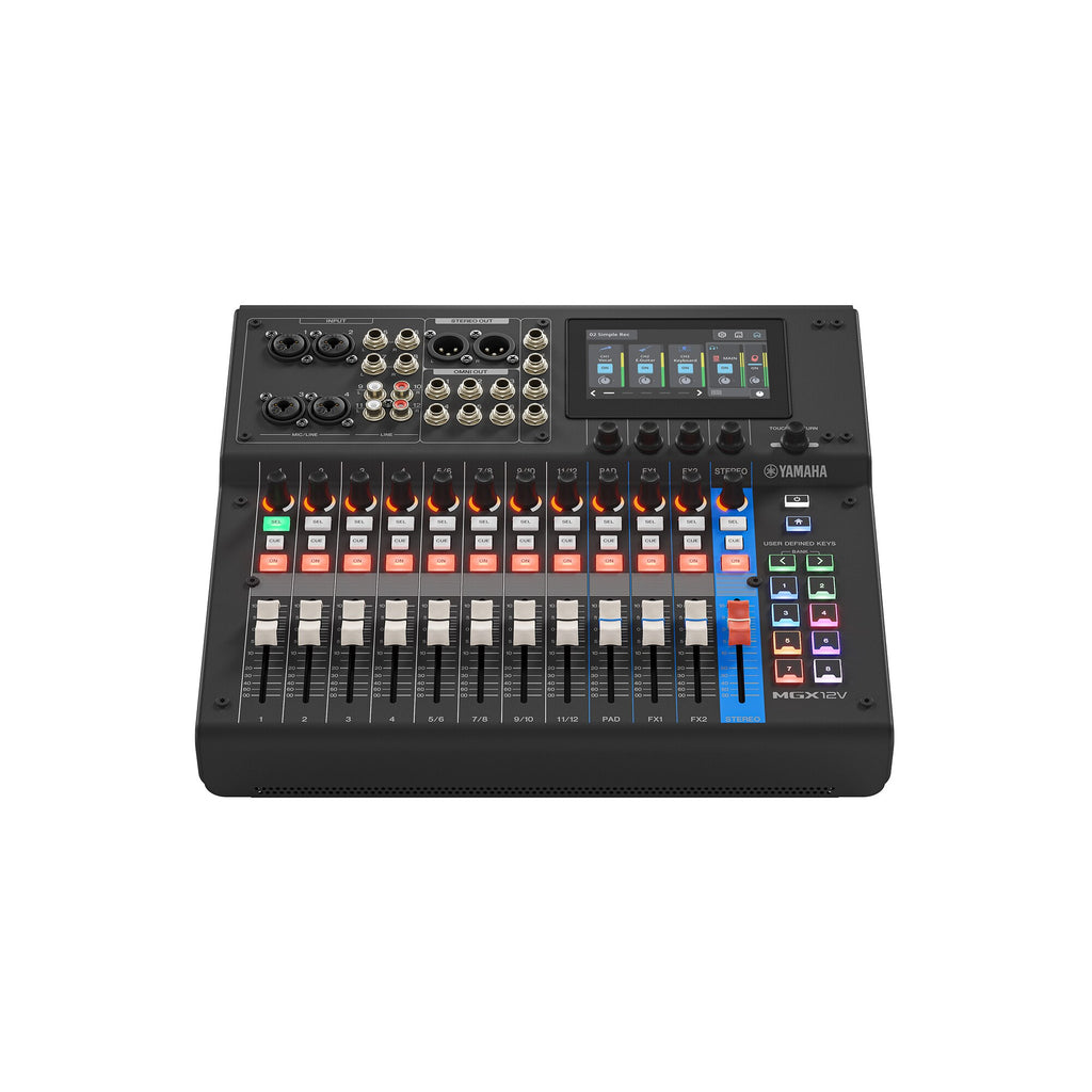 MGX12V B Yamaha 18-kanaals Digitale Mengtafel met Video-interface (Zwart)