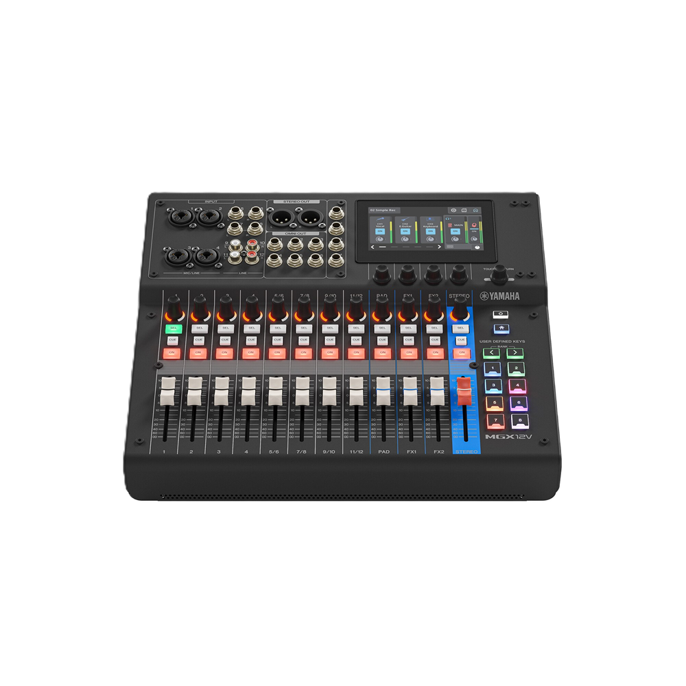 MGX12V B Yamaha 18-Channel Digital Mixer with Video Interface (Black)
