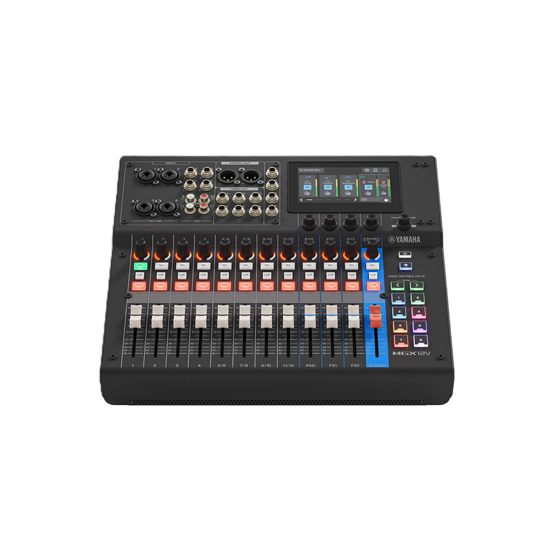 MGX12V B Yamaha 18-kanaals Digitale Mengtafel met Video-interface (Zwart)