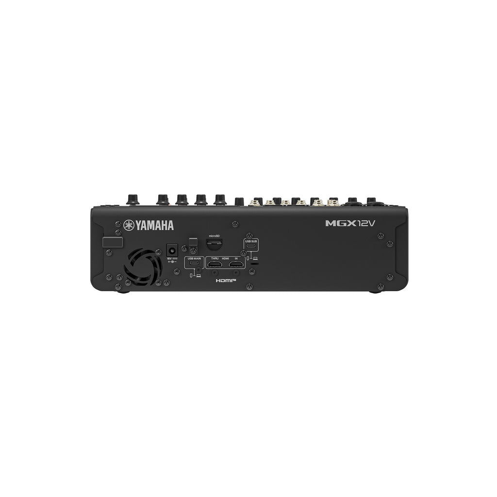 MGX12V B Yamaha 18-kanaals Digitale Mengtafel met Video-interface (Zwart)