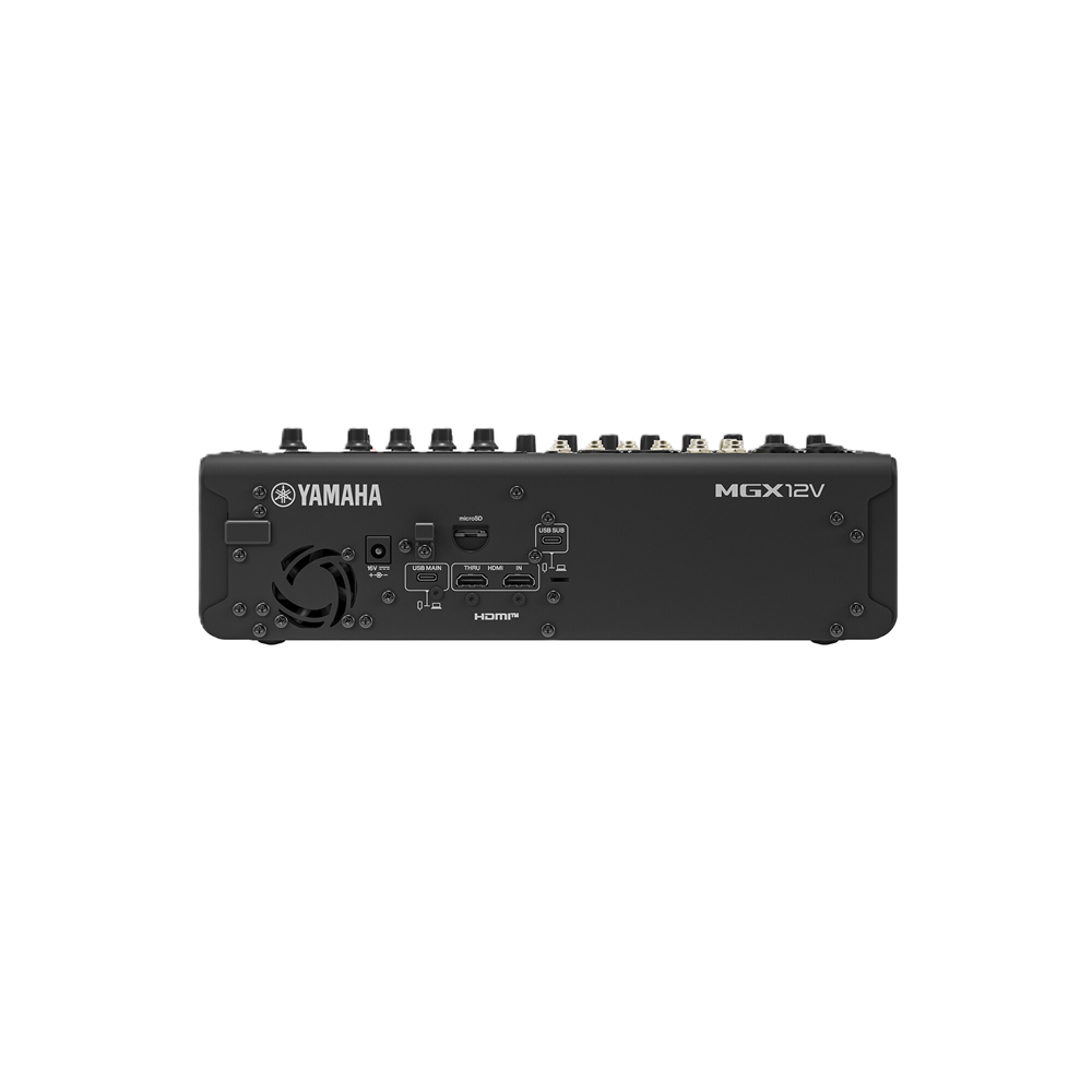 MGX12V B Yamaha 18-Channel Digital Mixer with Video Interface (Black)