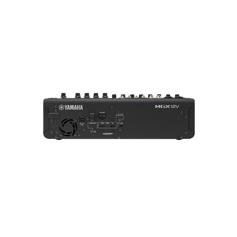 MGX12V B Yamaha 18-kanaals Digitale Mengtafel met Video-interface (Zwart)