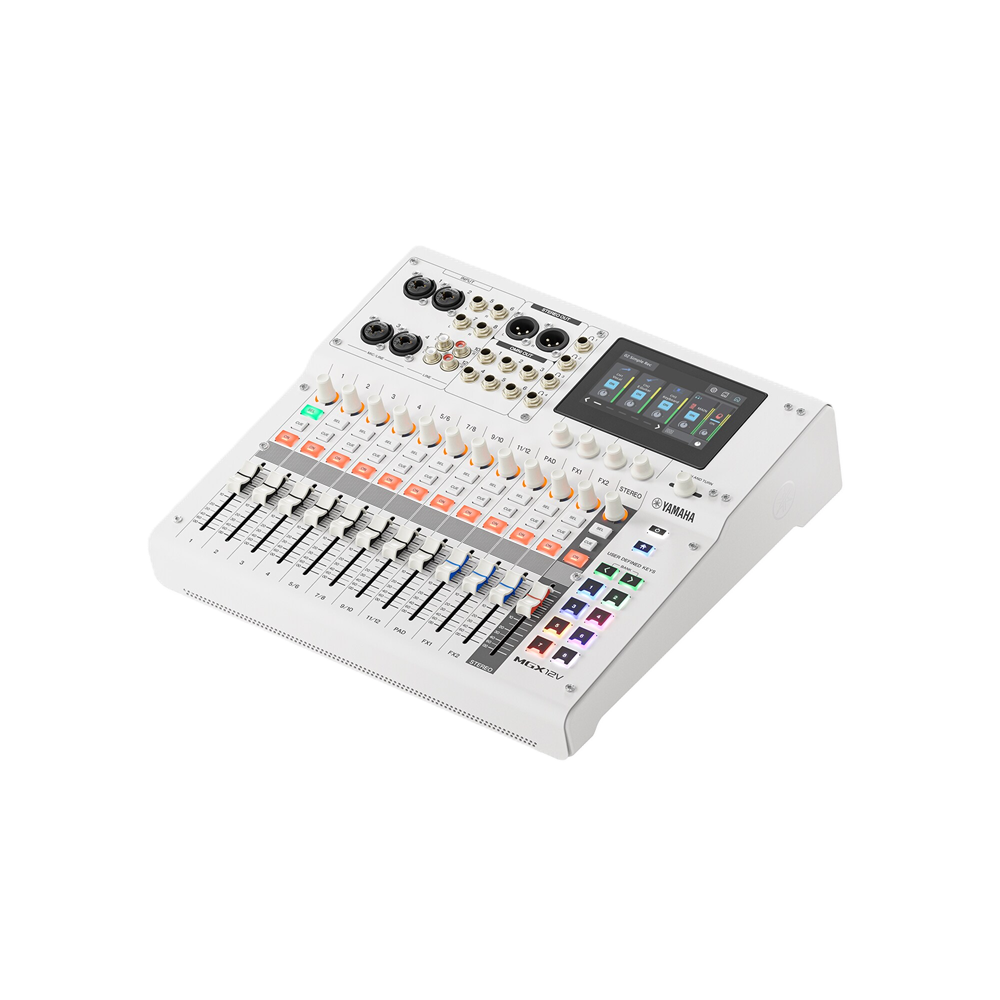 MGX12V W Yamaha 18-Channel Digital Mixer with Video Interface (White)