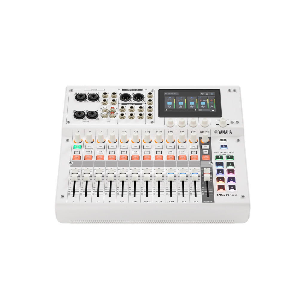 MGX12V W Yamaha 18-kanaals Digitale Mengtafel met Video-interface (Wit)